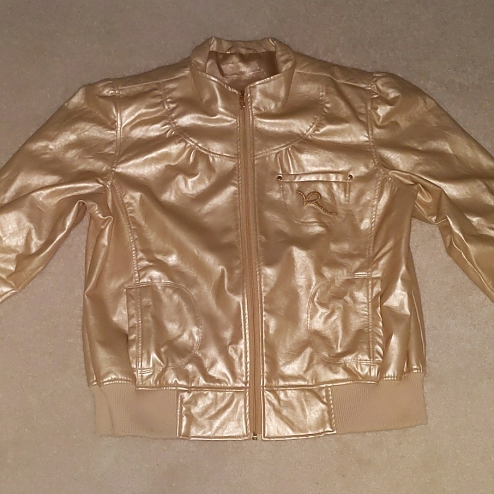 Metallic gold jacket
